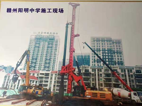 贛州陽明中學施工